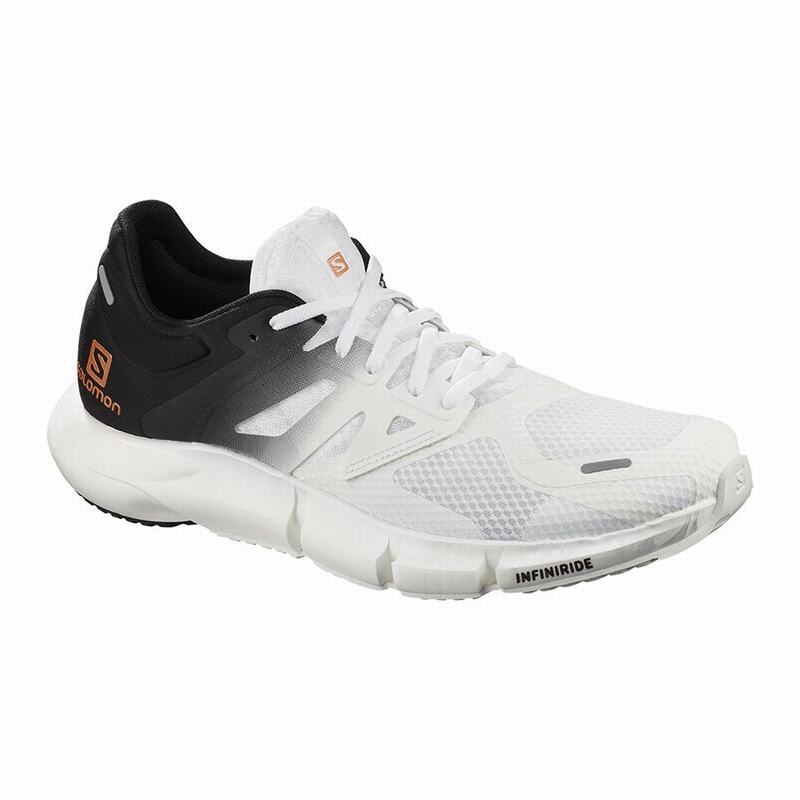 Salomon Singapore Mens Running Shoes - PREDICT 2 White/Black | 52310-KDMC